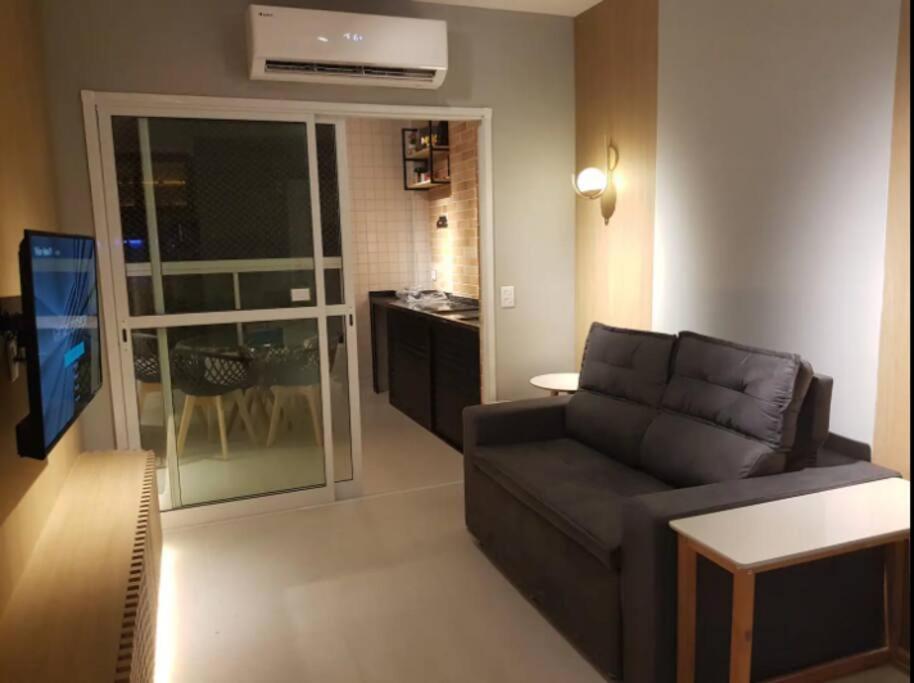 Ap Frente Mar Com Ar-Condicionado E Varanda Gourmet Mongaguá Exterior foto