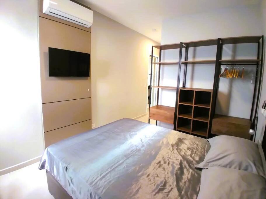 Ap Frente Mar Com Ar-Condicionado E Varanda Gourmet Mongaguá Exterior foto